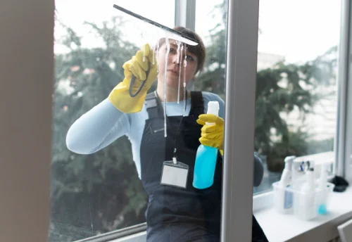 Nettoyage de vitres intérieures et extérieures à Charensat